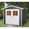 Weka Gartenhaus 224 Gr. 1, Ca. B260/H238/T233 Cm -Gardena Verkäufe 1524750 WE MO 001 GartenhausTitisee2anthrazit