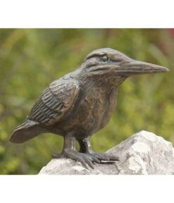 Rottenecker Bronzefigur Eisvogel Auf Mondgestein -Gardena Verkäufe 1596394 WE FS 001 BRONZEEISVOELMONDGESTEIN