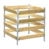 Bellissa Holz-Komposter -Gardena Verkäufe 1607845 WE FS 001 bellissaKomposterHolzMetall90x90x90cm