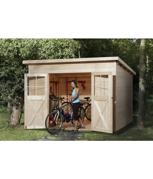 Weka Gartenhaus 325 Gr.4, Ca. B301/H225/T301 Cm 3 Weka Gartenhaus 325 Gr.4, Ca. B301/H225/T301 Cm