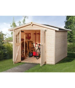 Weka Gartenhaus 316 Gr.3, Ca. B290/H221/T217 Cm 6 Weka Gartenhaus 316 Gr.3, Ca. B290/H221/T217 Cm -Gardena Verkäufe 1803253 BildD 002 BBH19mmClassicDTGr3nat