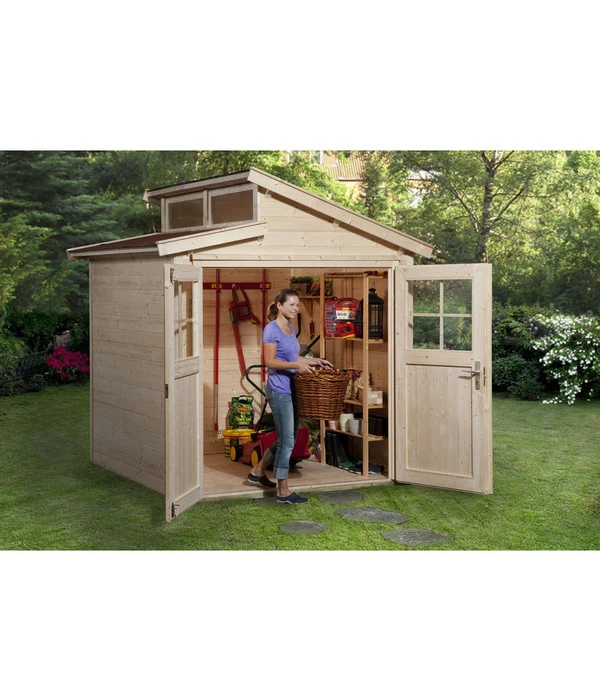 Weka Gartenhaus 226 Gr.1, Ca. B237/H252/T231 Cm 3 Weka Gartenhaus 226 Gr.1, Ca. B237/H252/T231 Cm