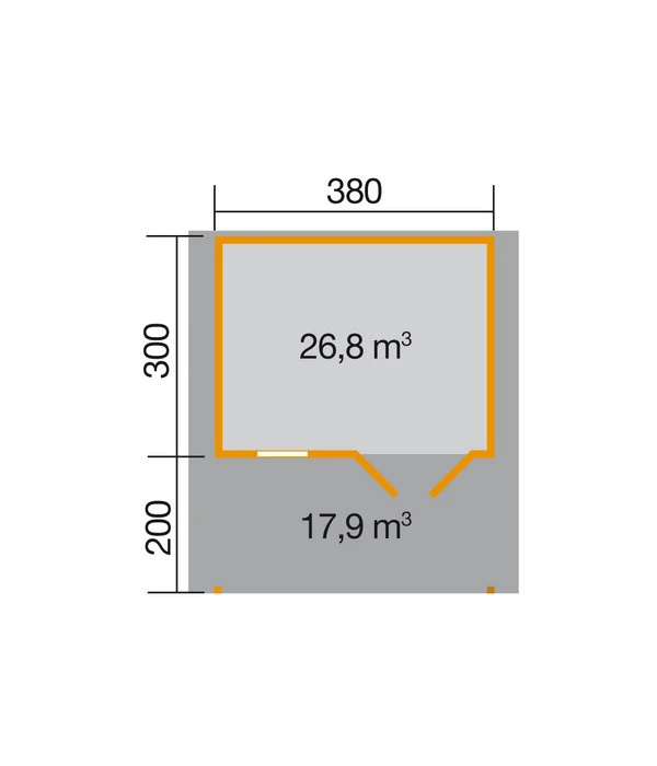 Weka Gartenhaus 136 Gr. 1 4 Weka Gartenhaus 136 Gr. 1 – Bild 2