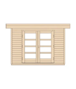 Weka Designhaus 126 Gr.1, Ca. B361/H225/T286 Cm -Gardena Verkäufe 1809995 WE DE 002 BBH28MMCHILLOUT1GR1NAT