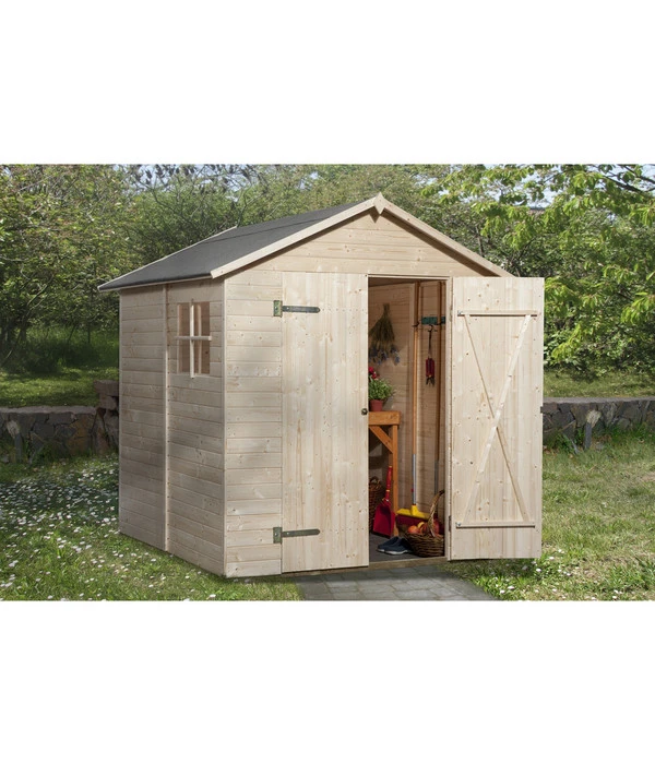 Weka Gerätehaus 346 Gr. 3, Ca. B205/H217/T206 Cm 3 Weka Gerätehaus 346 Gr. 3, Ca. B205/H217/T206 Cm