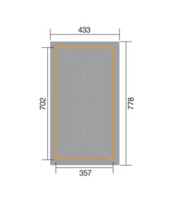 Weka Premium-Carport 651 Gr. 3, Ca. B778/H316/T433 Cm -Gardena Verkäufe 1820828 BildD 001 CarportParadies5Gr3