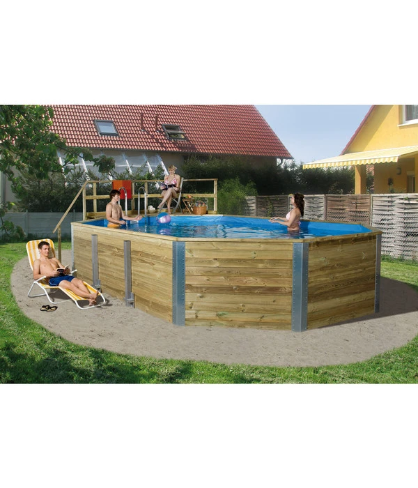 Weka Schwimmbad 594 A, Inkl. Technikraum Und Holztreppe 3 Weka Schwimmbad 594 A, Inkl. Technikraum Und Holztreppe