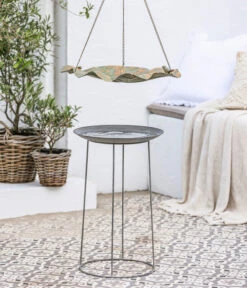 Dehner Natura Vogeltränke Ruacana, Ca. Ø35/H55 Cm -Gardena Verkäufe 20221102 WE MO 008 DehnerNaturaVogeltraenkenMetall