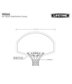 Lifetime Basketballkorb, Ca. B112/H72/T3 Cm -Gardena Verkäufe 2048569 WE BG 001 BasketballkorbColorado