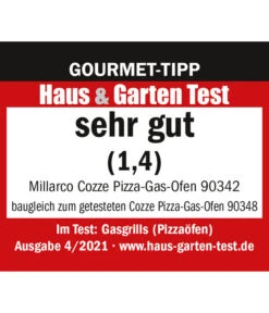 Cozze Gas-Pizzaofen, Inkl. Pizzastein -Gardena Verkäufe 2083095 WE IG 001 cozze13gaspizzaofen