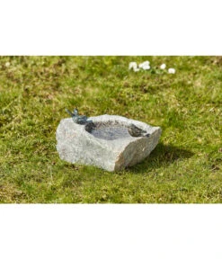Rottenecker Granit-Vogeltränke Mit Bronzevögeln -Gardena Verkäufe 2179240 WE MO 001 RotteneckerGranitVogeltraenkemitBronzevoegelnTraenke