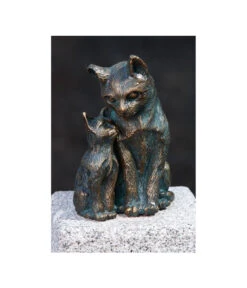Rottenecker Bronze-Schmusekatzen, Ca. B11/H16/T9 Cm -Gardena Verkäufe 2179430 WE MO 001 RotteneckerBronzeSchmusekatzen9x11x16cm