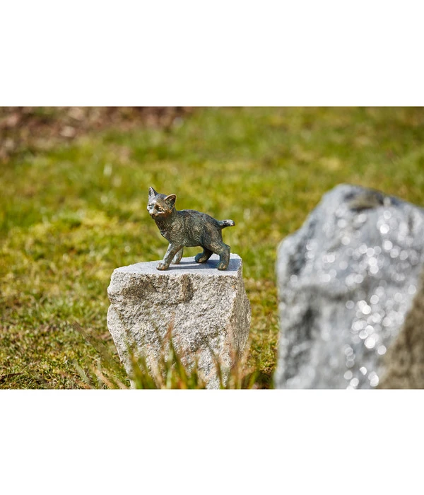 Rottenecker Bronze-Katze Jung, Stehend 4 Rottenecker Bronze-Katze Jung, Stehend – Bild 2