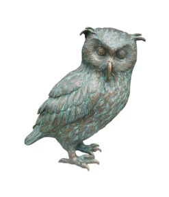Rottenecker Bronze-Uhu Sitzend, 15 X 30 X 30 Cm