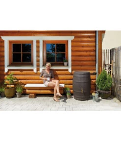 GARANTIA Barrica Regenfass, Braun -Gardena Verkäufe 2469567 WE MO 001 BarricaRegenfass260Lbraun