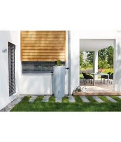 GARANTIA Stone 2in1 Regenspeicher 350 L -Gardena Verkäufe 2477164 WE MO 002 STONE2in1Regenspeichersilver