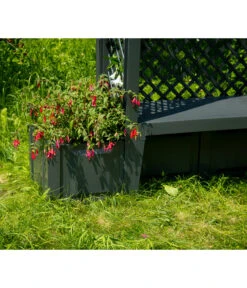 KHW Kunststoff-Gartenbank Mit Rosenbogen Amsterdam, Ca. B174/H207/T49 Cm -Gardena Verkäufe 2548717 WE DE 002 BankAmsterdammanthrazit