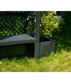 KHW Kunststoff-Gartenbank Mit Rosenbogen Amsterdam, Ca. B174/H207/T49 Cm -Gardena Verkäufe 2548717 WE DE 003 BankAmsterdammanthrazit