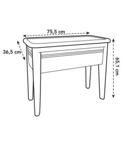 Elho Anzuchttisch XXL, Ca. B76/H65/T37 Cm 6 Elho Anzuchttisch XXL, Ca. B76/H65/T37 Cm -Gardena Verkäufe 2549277 WE BG 001 ElhoPflanztisch