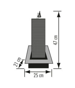 Seliger Zimmerbrunnen Suna, Schiefer -Gardena Verkäufe 2700987 WE FS 002 SeligerZimmerbrunnenSunaSchiefer