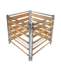 Bellissa Kompostersilo Metall/Holz, Ca. B100/H100/T100 Cm -Gardena Verkäufe 2744324 WE DE 005 BellissaKompostersiloMetallHolzKompostsiloMetallHolz