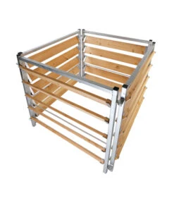 Bellissa Kompostersilo Metall/Holz, Ca. B100/H100/T100 Cm -Gardena Verkäufe 2744324 WE DE 006 BellissaKompostersiloMetallHolzKompostsiloMetallHolz