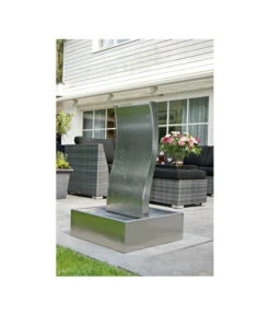 Ubbink Edelstahl-Gartenbrunnen Genova, Ca. B60/H110/T60 Cm