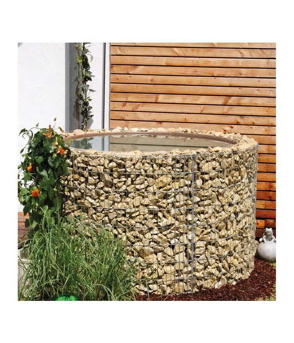 Bellissa Gabionenwasserfass, Ø 130 X 80 Cm 4 Bellissa Gabionenwasserfass, Ø 130 X 80 Cm – Bild 2
