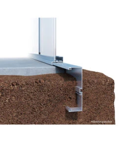 KGT Fundamentrahmen Gewächshaus Rose