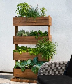 Hecht Hochbeet Cube 4, Ca. B82/H145/T50 Cm -Gardena Verkäufe 3060399 WE MO 001 HechtHochbeetCube4NEU