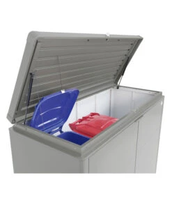 Biohort HighBoard 200, Ca. B200/H127/T84 Cm -Gardena Verkäufe 3180791 WE DE 003 Muelltonnen Deckeloeffner HighBoard Detail neu