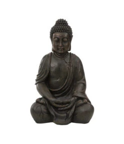 Dehner Polyresin-Buddha, Ca. B33,5/H51/T27,5 Cm