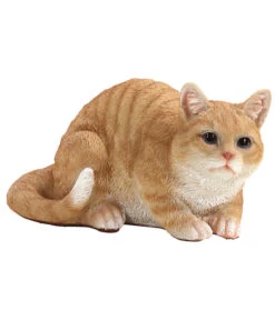 Dehner Polyresin-Katze, Lauernd