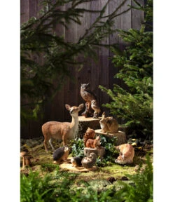 Polyresin Hase Sitzend, Braun/weiß -Gardena Verkäufe 3255585 3249588 3255577 3254414 3249661 WE MO 001 DehnerPolyresinWaldtiere 1