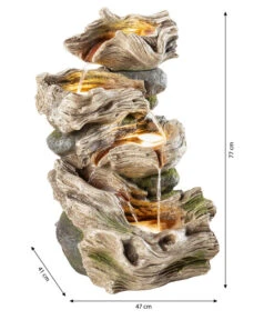 Dehner Polyresin-Gartenbrunnen Albero, Ca. B47/H77/T41 Cm -Gardena Verkäufe 3277027 WE BG 001DehnerPolyresinGartenbrunnenAlbero