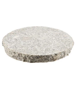 Dehner Granit Bodenplatte, Grau/granit, Ø 35 Cm