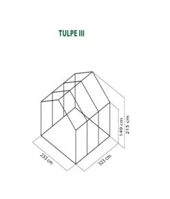 KGT Gewächshaus Tulpe III, Ca. B239/H215/T323 Cm 13 KGT Gewächshaus Tulpe III, Ca. B239/H215/T323 Cm -Gardena Verkäufe 3511631 3511664 2321685 WE DE 003 KGTGewaechshausTulpeIII