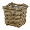 Van Der Leeden Rattan-Topf, Eckig, Grau-braun 2 Van Der Leeden Rattan-Topf, Eckig, Grau-braun -Gardena Verkäufe 3528668 3529468 3529930 WE FS 001 RattanTopfeckiggraubraun