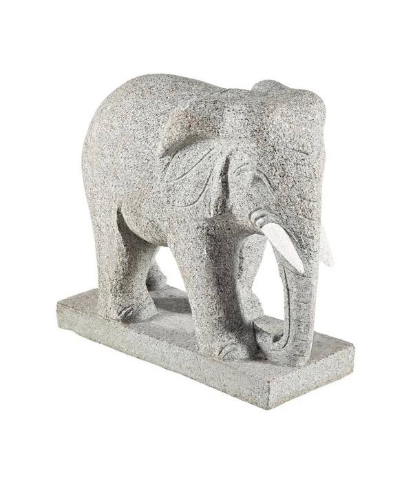 Dehner Granit-Elefant, Ca. B50/H49/T23 Cm 3 Dehner Granit-Elefant, Ca. B50/H49/T23 Cm