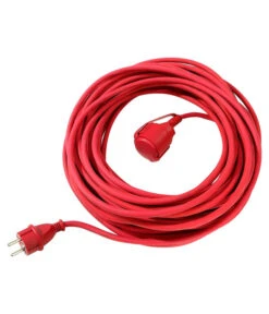 Verlängerungskabel, Rot, 25 M