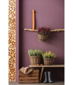 Rattan-Topf, Rund, Grau-braun -Gardena Verkäufe 3679347 3679362 3679578 WE MO 024 RattanTopfrundbraun