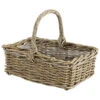 Van Der Leeden Rattan-Korb Mit Henkel, Grau-braun, 40 X 28 X 30 Cm -Gardena Verkäufe 3692266 WE FS 001 RattanKorbmitHenkelgraubraun40x28x30cm