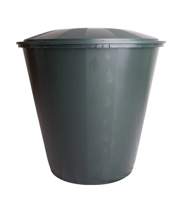 Kunstsoff-Deckel Für Regentonne 210/310 L, Rund, Dunkelgrün 6 Kunstsoff-Deckel Für Regentonne 210/310 L, Rund, Dunkelgrün – Bild 4