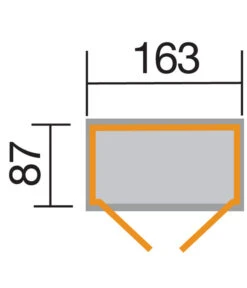 Weka Garten- Und Terrassenschrank 357, Ca. B185/H216/T105 Cm -Gardena Verkäufe 3801966 WE DE 001 TERRASSENSCHRANK14MMGR2