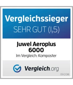 JUWEL® Komposter Aeroplus 6000, 600 L -Gardena Verkäufe 3956539 WE DE 001 AeroplusTestsieger2018