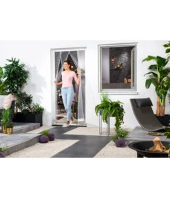 Hecht Lamellenvorhang Tür, Ca. B100/H220 Cm 5 Hecht Lamellenvorhang Tür, Ca. B100/H220 Cm -Gardena Verkäufe 4019915 4019923 WE MO 004 HechtVorhangFiberglas