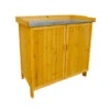 Habau Gartentisch Mit Unterschrank, Ca. B98/H95/T48 Cm