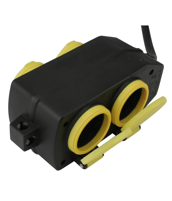 Steckdosenblock 4-fach 3 Steckdosenblock 4-fach