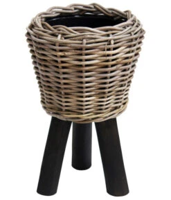 Van Der Leeden Rattan-Topf