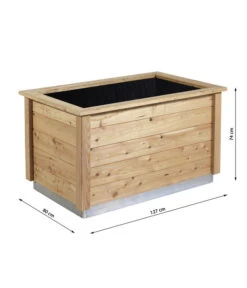 KGT Hochbeet Woody Light, Ca. B127/H74/T80 Cm -Gardena Verkäufe 4045985 WE DE 001 KGT Hochbeet Woody Light